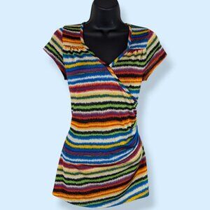 Poet Colourful Striped Top